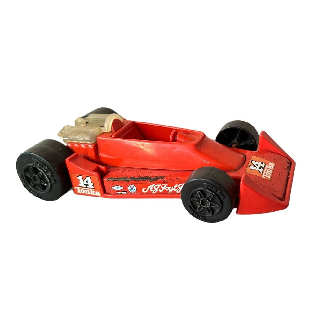 Vintage Tonka A J Foyt Racing Team Van Race Car 1979